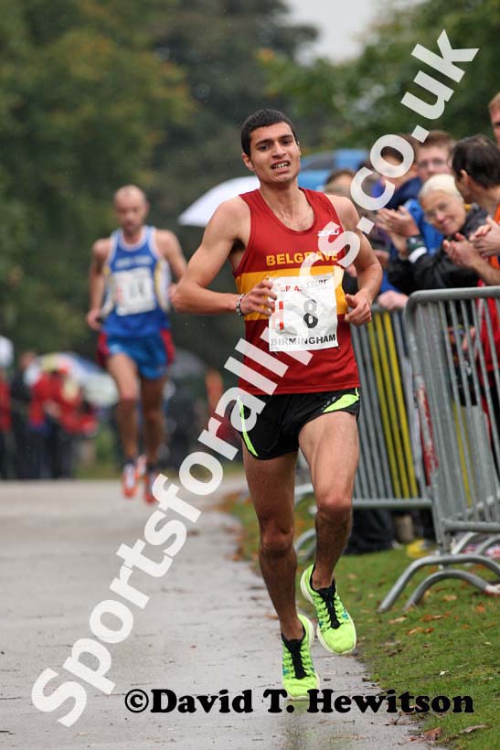 Nicholas Goolab (Belgrave Harriers) 2nd in the senior mens 6 stage relay at the ERRA Mens 6 and Womens 4 Stage Road Relays, Sutton Park, Birmingham Road Relays.